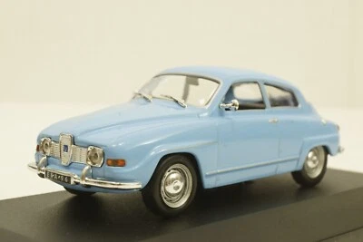 Saab 96 V4, 1970, light blue, WhiteBox 1:43 - Image 1 of 4