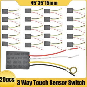 20PC 220V 3 Way Touch Sensor Switch Desk light Parts Touch Control Sensor Dimmer - Picture 1 of 6