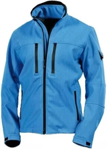 WELLENSTEYN Alpinieri Softshell Jacket Windproof Outdoor Men Blue Size XXL - Picture 1 of 9
