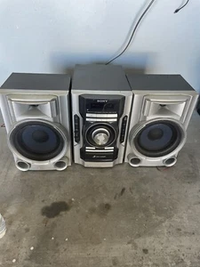 Sony HCD-EC55 HiFi Component System 3Disc CD Changer MP3 Stereo No Remote As Is - Picture 1 of 24