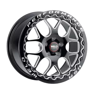 WELD RACING Solana Beadlock S910 17X10 5X120 ET42 Gloss Black Milled (Qty of 1) - Picture 1 of 4
