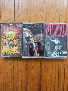 3 x ALBUMS TRIXTER Trixter+SLAUGHTER Stick It To Ya+The Wild Life CASSETTE TAPE - Picture 1 of 6