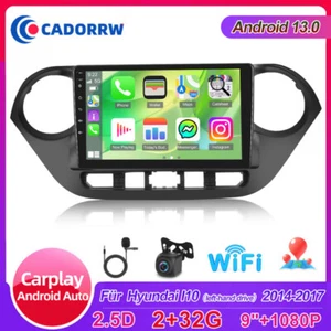 32GB CarPlay Android 13 Autoradio GPS NAVI FM Für Hyundai i10 II IA/BA 2013-2019 - Bild 1 von 20