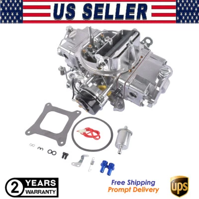 750 CFM Carburetor 4 Barrel Carb E-Choke Double-Pumper Fit for Holley BR-67213 - Image 1 of 4