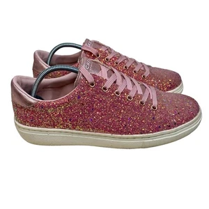 Skechers Womens 8 Goldie Diamond Mist Sneakers Pink Casual Wedding Dance Party - Picture 1 of 12