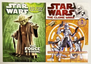 Star Wars YODA & THE CLONE WARS Big Fun Books To Color - Picture 1 of 1