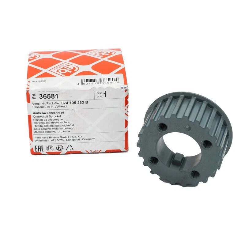 Engranaje cigüeñal Febi Bilstein para VW Audi 2.4 2.5 D 074105263B 36581 Foto 1 de 4