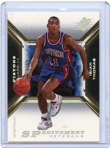 2005-06 SPX #XCV37 ISIAH THOMAS "SPXCITEMENT" SPECTRUM SP #63/99 DETROIT PISTONS - Picture 1 of 1
