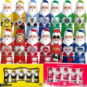 Chocolate Papá Noel 1. / 2. Bundesliga y 3. Liga 2024 Fútbol Nicolás - Imagen 1 de 16