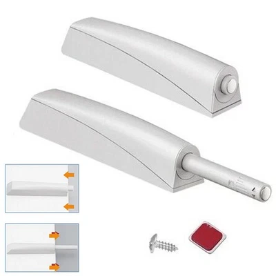 2X Drawer Door Cabinet Push to Open Door Catch Magnetic Tip Latch Touch Release - Image 1 of 4