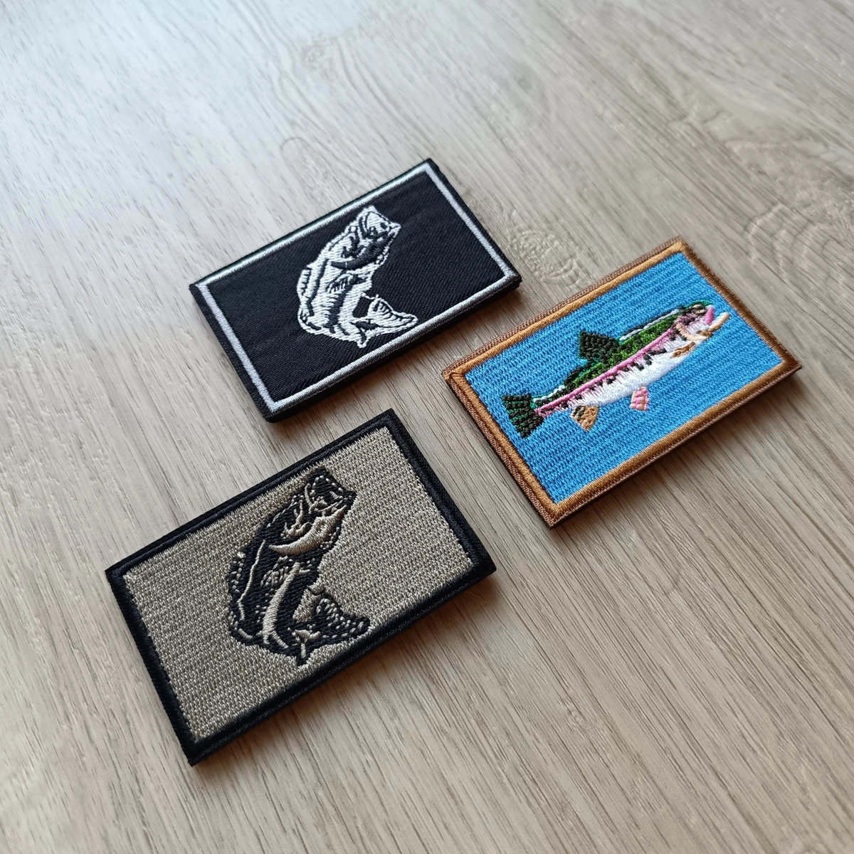 U24 Aufnäher Mit Fisch Motiv Nr. 22 - 9x6 Cm, Zum Aufbügeln Oder Aufnähen, Hohe Farbbrillanz