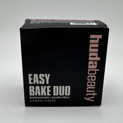 Huda Beauty Easy Bake Duo Loose Powder ~ PINK PUMPKIN ~ 2 x 6.5g / .22 Oz - Image 1 of 3