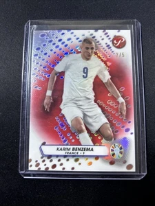 2023 Topps Pristine Road to UEFA Euro 2024 #57 Karim Benzema Red /5 - Bild 1 von 2