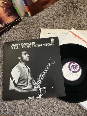 JIMMY DAWKINS ALL FOR BUSINESS LP JAPAN BLUES DELMARK PA-6210 RARE OTIS RUSH - Image 1 of 2