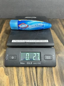 Clorox Bleach Pen Gel Fine Point & Broad Scrubber Dual Tipped Nearly Full 2.6 Oz - Picture 1 of 5