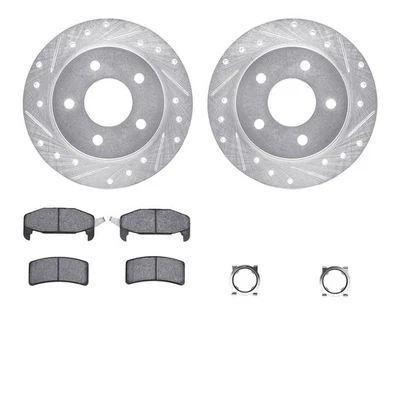 For Pontiac Grand Prix 88-93 Brake Kit Drilled & Slotted Rear Brake Kit w Foto 1 de 2
