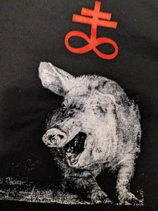 HÖLLENSAKRAMENT RARE 2XL VINTAGE BLACK METAL SHIRT NEU - Bild 1 von 5