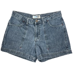 Canyon River Blues Jean Shorts Juniors Sz 9 (30x3.5) Blue Pouch Pockets VTG 90s - Picture 1 of 9