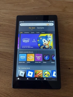 2x Amazon Fire HD 8 Tablet 8. Generation. Mit Hüllen - Bild 1 von 4