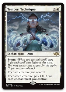 Tempest Technique #16 (Nuevo) Tarkir Dragonstorm TDC Magic The Gathering - Imagen 1 de 2