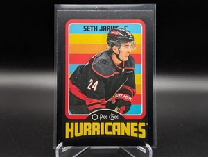 2024-25 O-Pee-Chee SETH JARVIS #274 Retro Black Border Carolina Hurricanes /100 - Picture 1 of 2