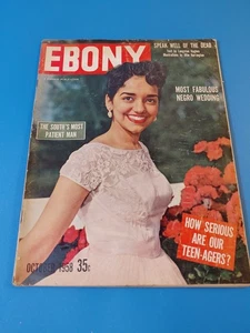 Ebenholz Magazin Oktober 1958 Titelbild von Clintona Jackson - Bild 1 von 11