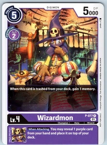 Wizardmon - P-077 Promo Digimon Promotion Cards Normal P-077 P NM - Picture 1 of 1