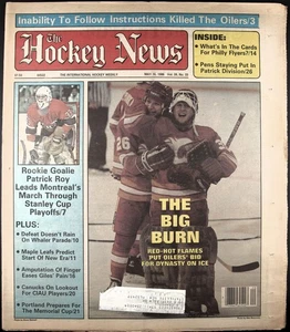 THE HOCKEY NEWS - 16 May 1986 - Featuring - Rookie Patrick Roy - **READ DESC** - Picture 1 of 1