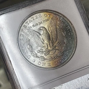 1887 P NGC MS63 - Silver Morgan Dollar - $1 US Coin *TONED - Picture 1 of 7