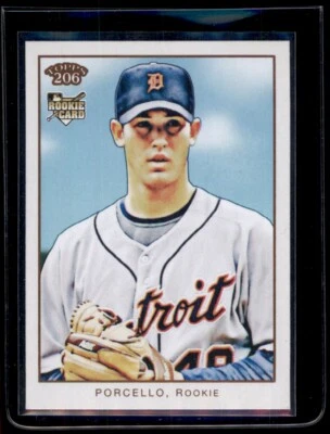 2009 Topps 206 #72a Rick Porcello Rookie - Image 1 of 2