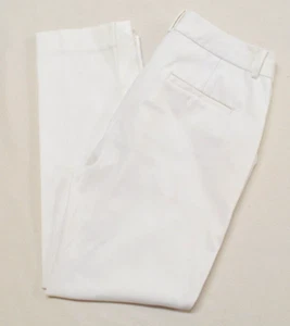 Country Road White Stretchy Cropped Capri Pants With Pocket Details Size 10 - Picture 1 of 12