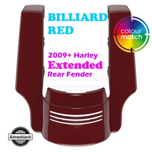 Billiard Red Stretched Rear Fender Extension For 2009+ Harley Street Road FLHX - Picture 1 of 6