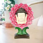 Handcrafted Lotus Buddha Showpiece for Home Office Decor, Diwali Gifts