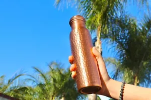 Laven & Ivory 100% Pure Copper Water Bottle -950ML Handmade Leak Proof - Picture 1 of 4