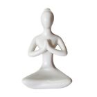 Resin Yoga Pose Lady Statue Figurine Meditation Posture Home Desktop Decoration