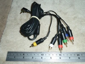 SONY PLAYSTATION PSP 2000 3000 SLIM COMPONENT HD COMPOSITE TV AV OUT CABLE LEAD - Picture 1 of 1