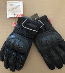NWT Noru Kiryu Mens Vented Motorcycle Gloves Black Size Small - Bild 1 von 4