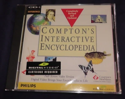brand new factory sealed revised compton's interactive encyclopedia philips cdi - Image 1 of 4