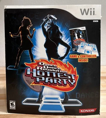 KONAMI Dance Dance Revolution: Hottest Party Game & Dance Pad Set Nintendo Wii - Image 1 of 4