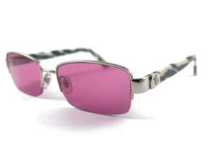 VINTAGE VERSACE MOD 1185B HALF FRAME GREY FRAME SUNGLASSES 2000'S MADE IN ITALY - Picture 1 of 13