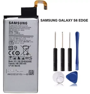 Genuine Original Battery for Samsung Galaxy S6 Edge EB-BG925ABE 2600mAh - Picture 1 of 3