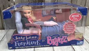 MGA Funky Fashion Furniture For Bratz Beauty Bed Vintage w/ Cloe Doll Rough Box - Picture 1 of 12