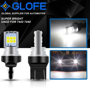 7443 7440 Bombillas DRL LED de funcionamiento diurno súper brillantes reemplazar lámparas halógenas - Imagen 1 de 7