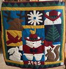 1995 Santa Bear Quilt Dayton Hudson Very Rare BRAND NEW W/Tags 47 1/2” X 47 1/2”