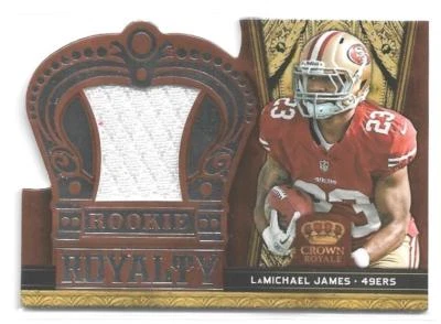 SWEET 2012 PANINI CROWN ROYALE LAMICHAEL JAMES ROOKIE RELIC CARD RC #20 ~ /149 - Image 1 of 2