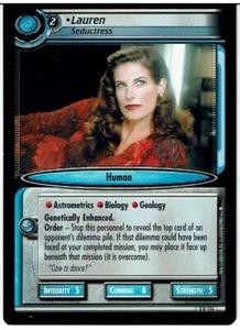 STAR TREK CCG 2E CALL TO ARMS RARE CARD LAUREN 3R176 ex - Picture 1 of 1