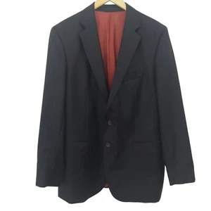 OLIVER WICKS Tuta Angelico Blazer Cappotto Sportivo 42R Nero Premium 140s - Foto 1 di 9