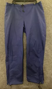 Patagonia Nylon Thin Blue Pants Zippered Legs Drawstring Waistband Men Size XL - Picture 1 of 12