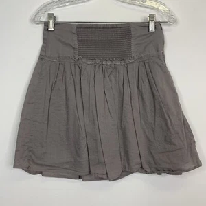 Banana Republic silbergrau Midi spitz zulaufend hübscher Rock Petite Damengröße 0 - Bild 1 von 7