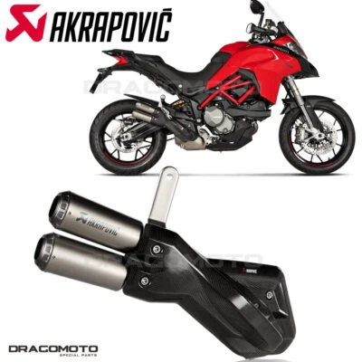 Ducati Multistrada 950 2021-2023 Exhaust AKRAPOVIC Titanium S-D9SO18-HIFFT - Image 1 of 4